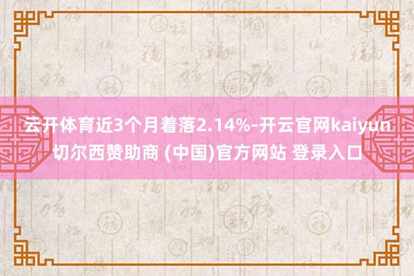 云开体育近3个月着落2.14%-开云官网kaiyun切尔西赞助商 (中国)官方网站 登录入口